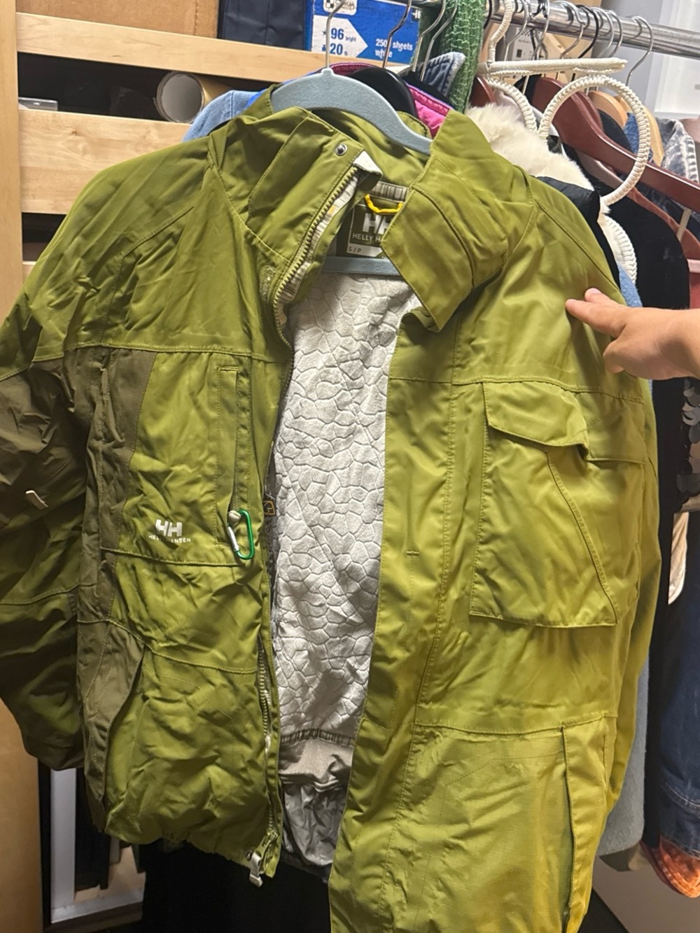 Helly Hansen Olive Green Performance Jacket for Men